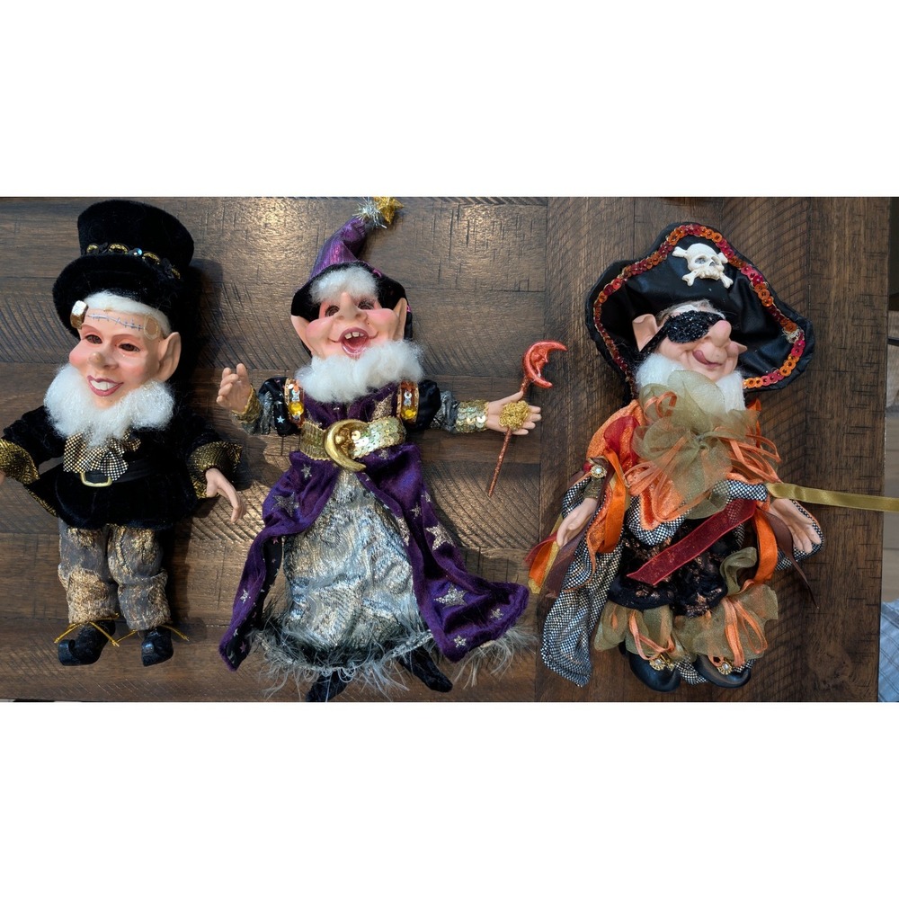 3 Mark Roberts Halloween Elves